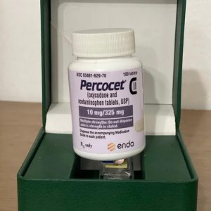Køb Percocet online i 5 mg og 10 mg styrke for effektiv behandling af moderate til svære smerter.