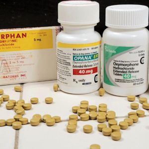 Køb Oxymorfon online i 20 mg og 40 mg styrke for effektiv behandling af kroniske smerter.