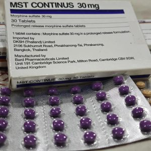 Køb Morfin online i 10 mg og 60 mg styrke for hurtig lindring af akutte smerter.